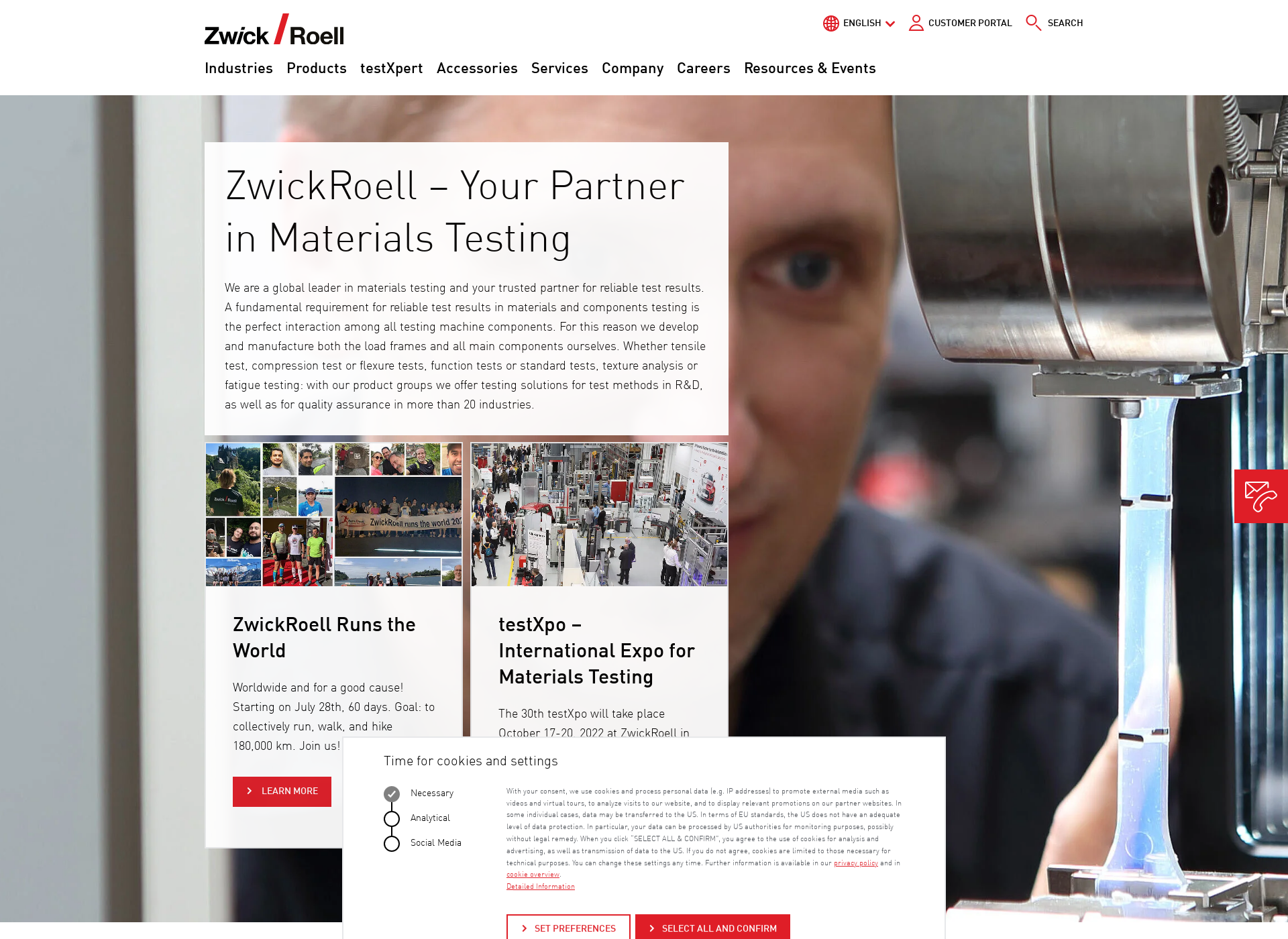 Screenshot for zwick.fi