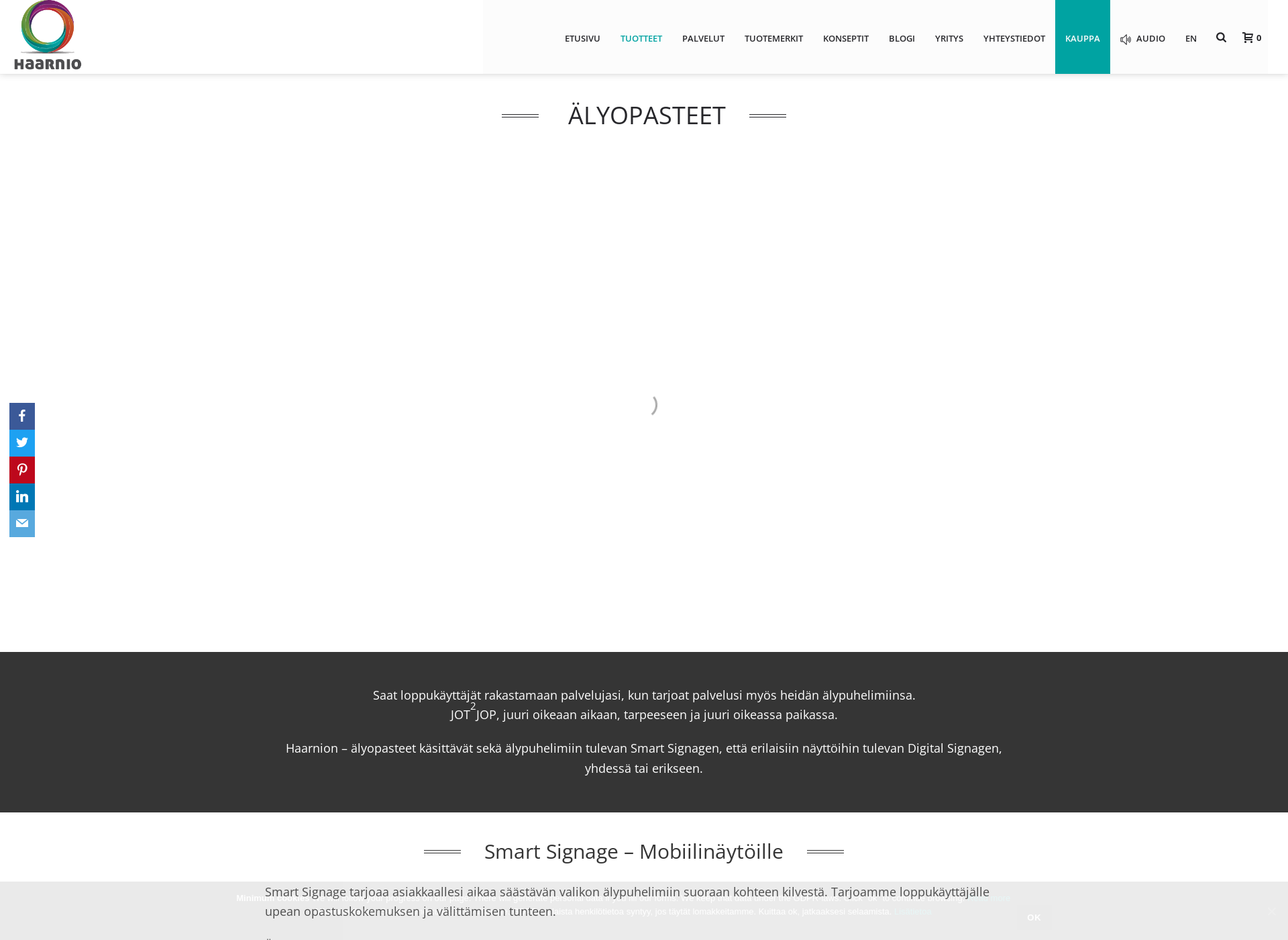 Screenshot for älyopasteet.fi